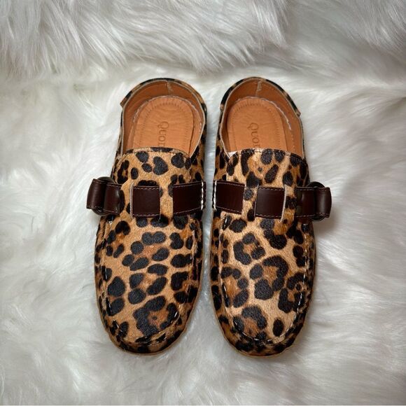 NIB Quoddy's Ring Mule in Leopard Haircalf - Picture 10 of 10